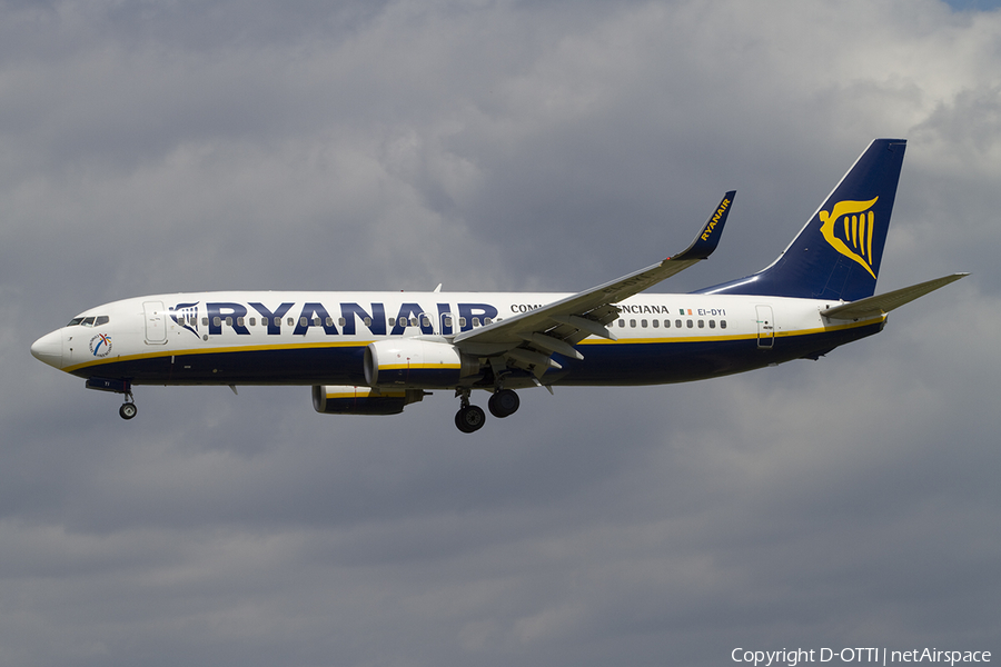 Ryanair Boeing 737-8AS (EI-DYI) | Photo 366004