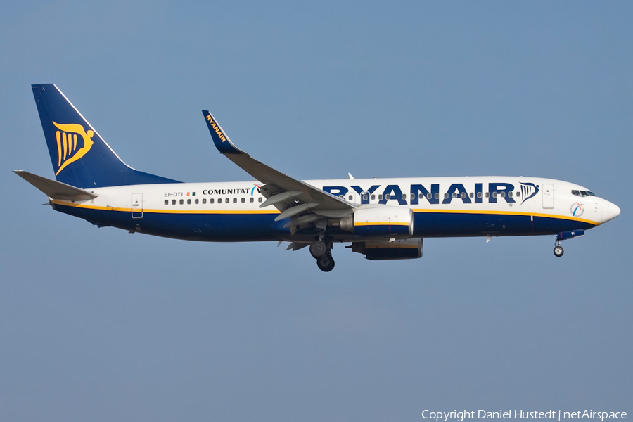 Ryanair Boeing 737-8AS (EI-DYI) | Photo 537518