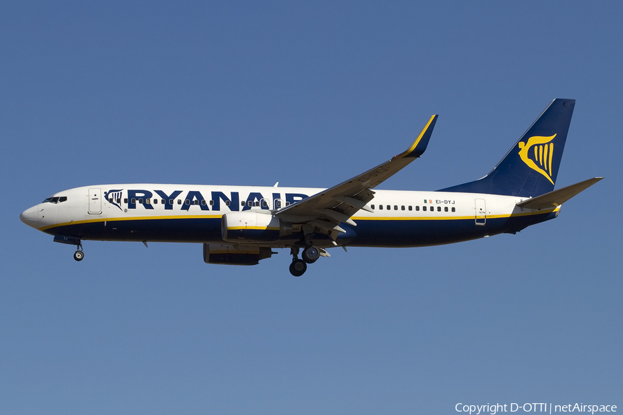 Ryanair Boeing 737-8AS (EI-DYJ) | Photo 414820