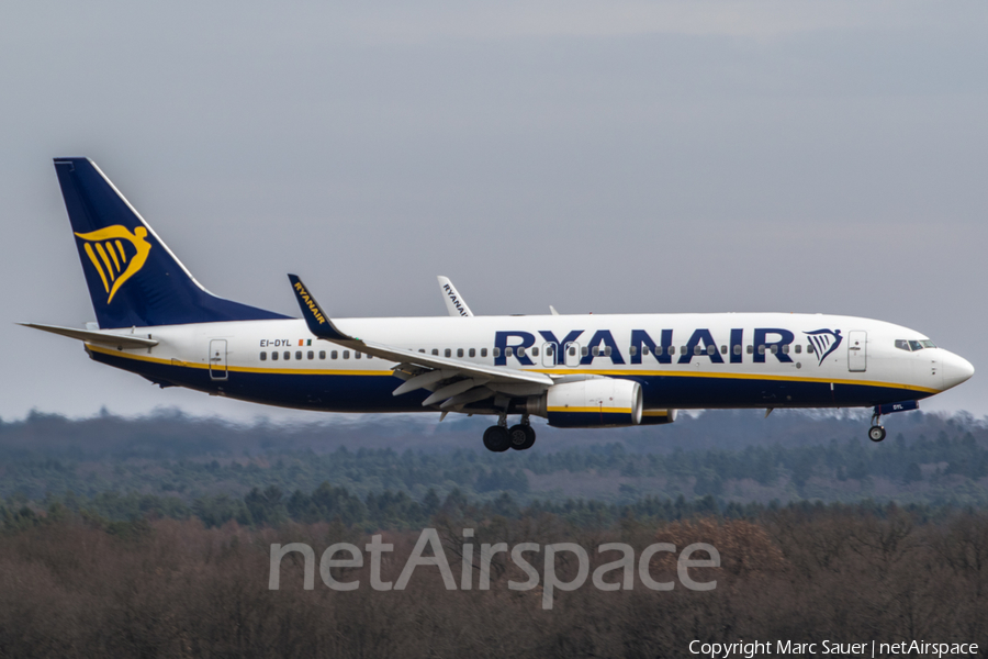 Ryanair Boeing 737-8AS (EI-DYL) | Photo 233843