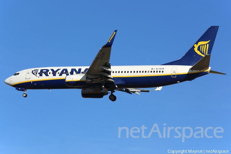 Ryanair Boeing 737-8AS (EI-DYM) | Photo 149957