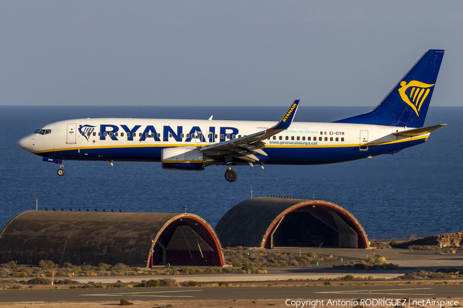 Ryanair Boeing 737-8AS (EI-DYM) | Photo 366235
