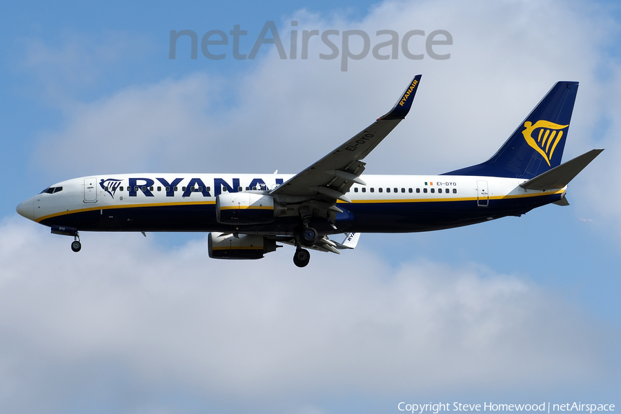 Ryanair Boeing 737-8AS (EI-DYO) | Photo 583565