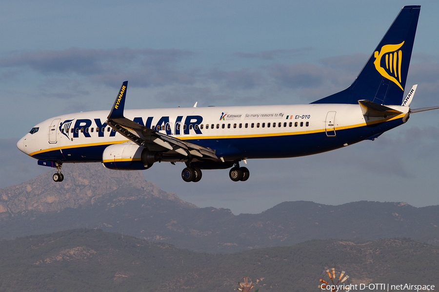 Ryanair Boeing 737-8AS (EI-DYO) | Photo 518948