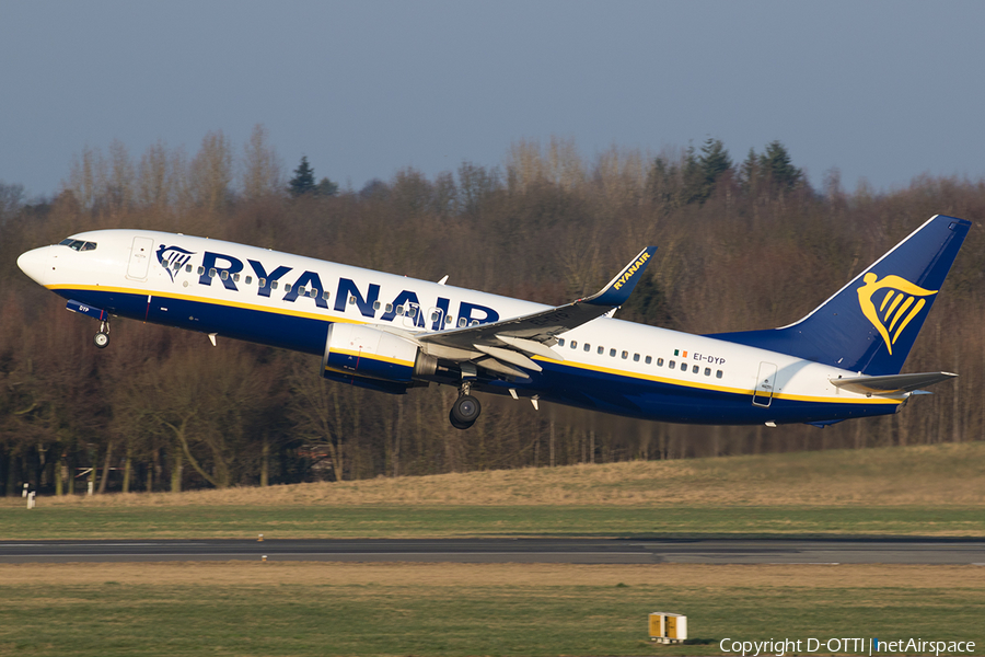 Ryanair Boeing 737-8AS (EI-DYP) | Photo 211192