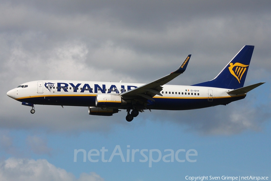 Ryanair Boeing 737-8AS (EI-DYP) | Photo 377014