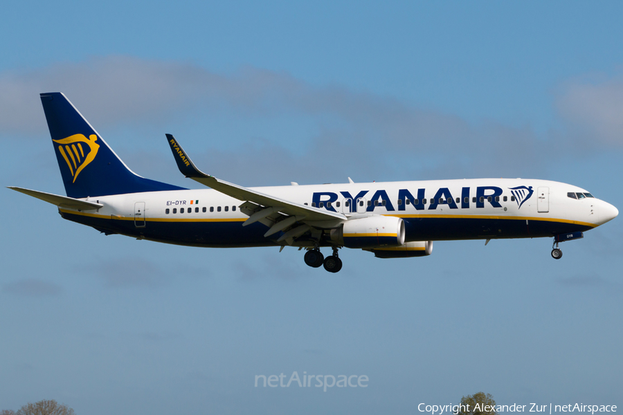 Ryanair Boeing 737-8AS (EI-DYR) | Photo 162317