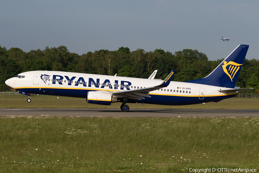 Ryanair Boeing 737-8AS (EI-DYR) | Photo 165485