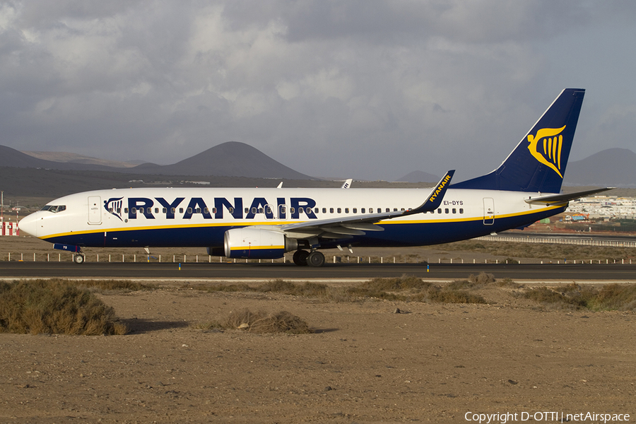 Ryanair Boeing 737-8AS (EI-DYS) | Photo 329445