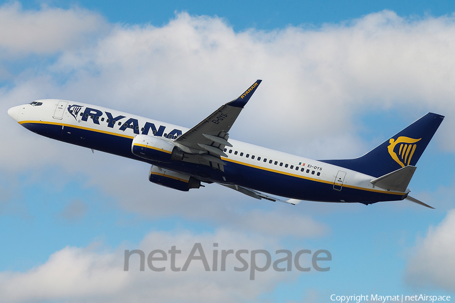 Ryanair Boeing 737-8AS (EI-DYS) | Photo 435136