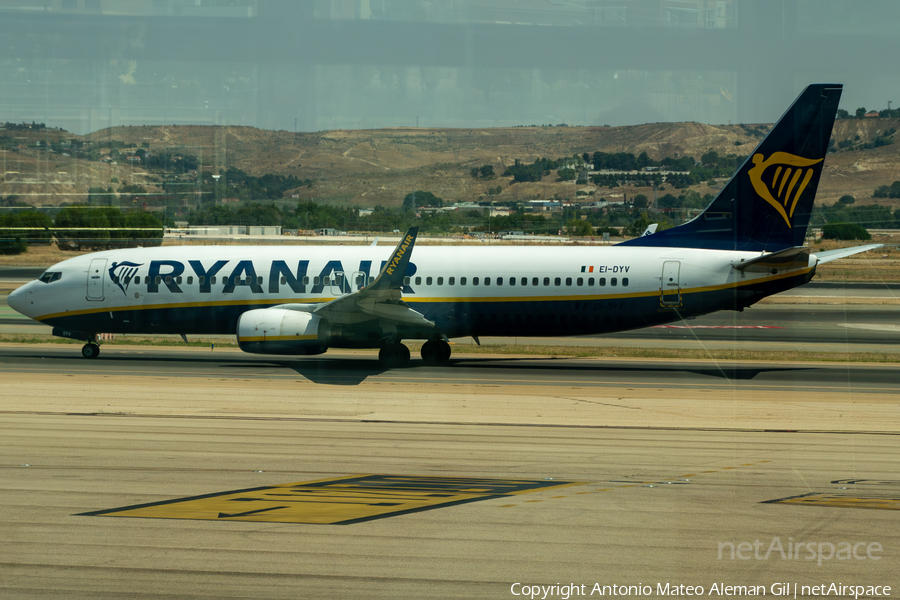 Ryanair Boeing 737-8AS (EI-DYV) | Photo 658328