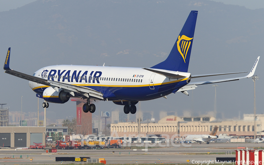 Ryanair Boeing 737-8AS (EI-DYW) | Photo 265395