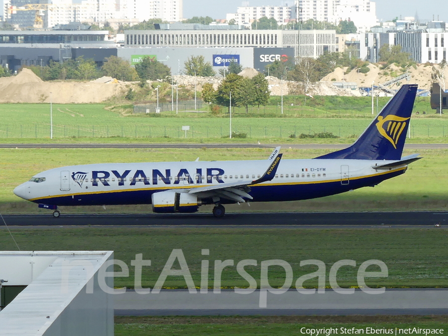 Ryanair Boeing 737-8AS (EI-DYW) | Photo 529215