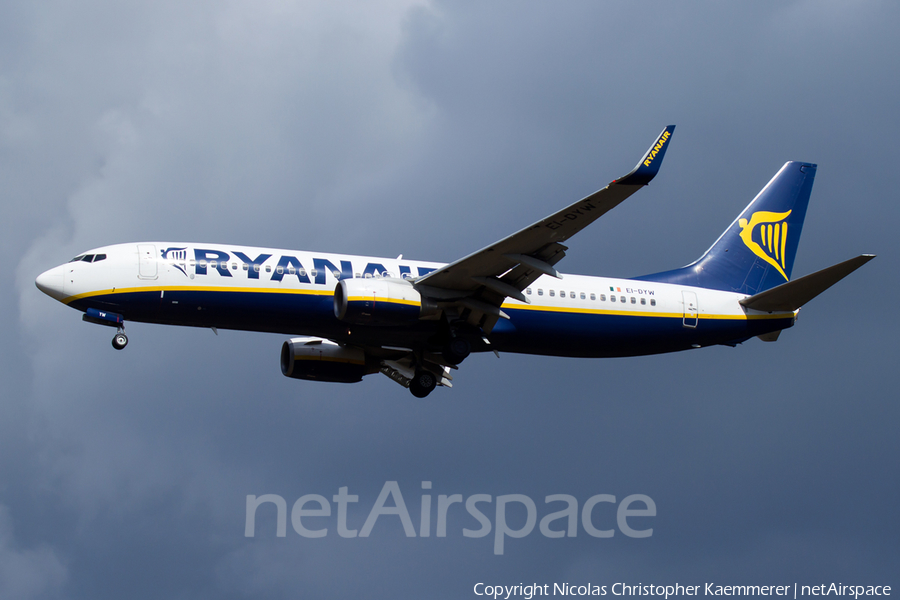 Ryanair Boeing 737-8AS (EI-DYW) | Photo 121631