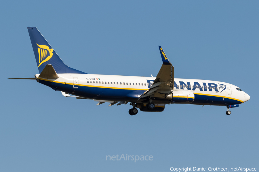 Ryanair Boeing 737-8AS (EI-DYW) | Photo 113049