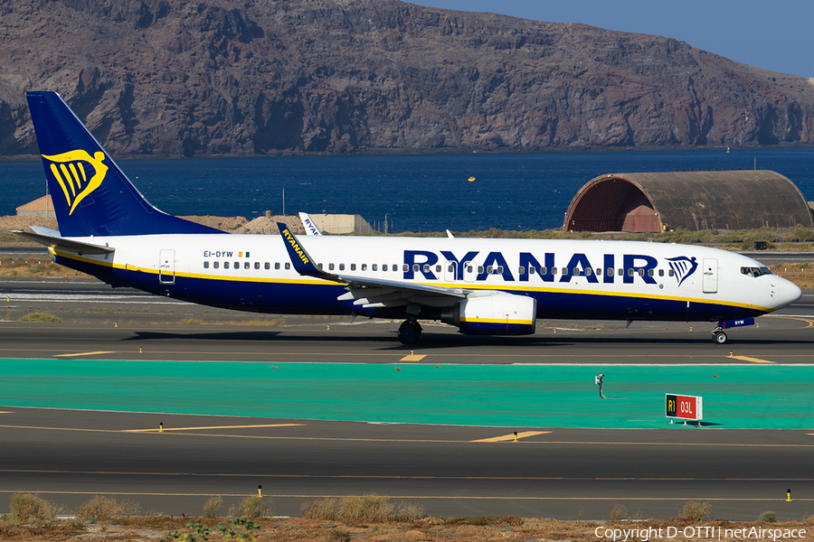Ryanair Boeing 737-8AS (EI-DYW) | Photo 575428