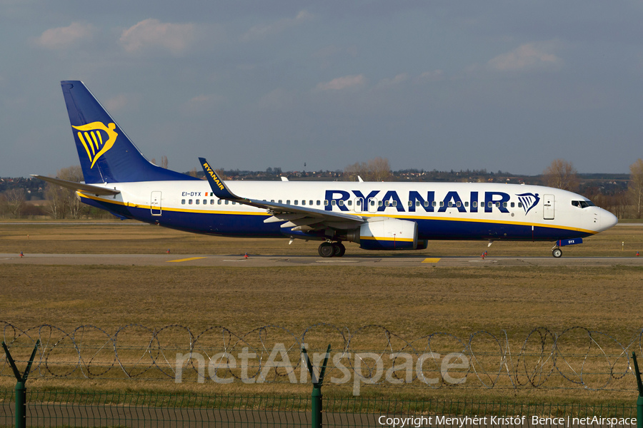 Ryanair Boeing 737-8AS (EI-DYX) | Photo 405084