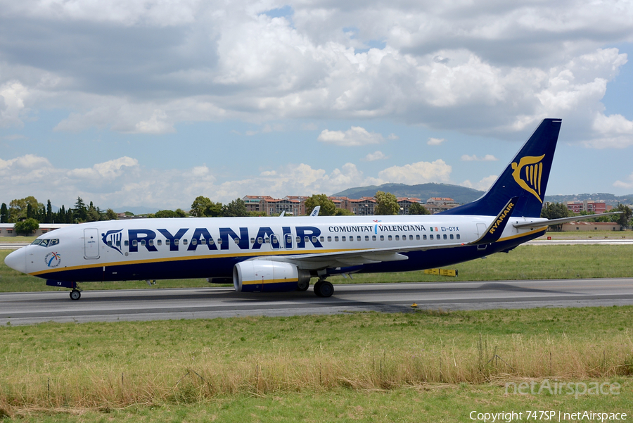 Ryanair Boeing 737-8AS (EI-DYX) | Photo 51487