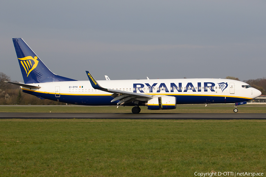 Ryanair Boeing 737-8AS (EI-DYX) | Photo 309418