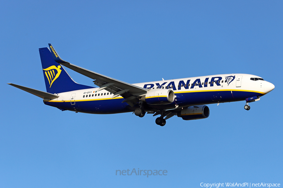 Ryanair Boeing 737-8AS (EI-DYY) | Photo 478628