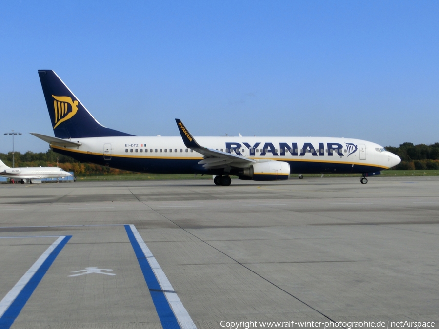 Ryanair Boeing 737-8AS (EI-DYZ) | Photo 353469