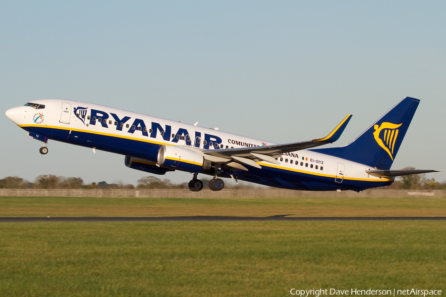 Ryanair Boeing 737-8AS (EI-DYZ) | Photo 5537