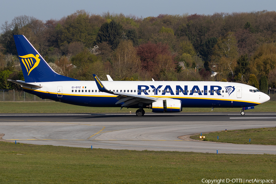 Ryanair Boeing 737-8AS (EI-DYZ) | Photo 314097