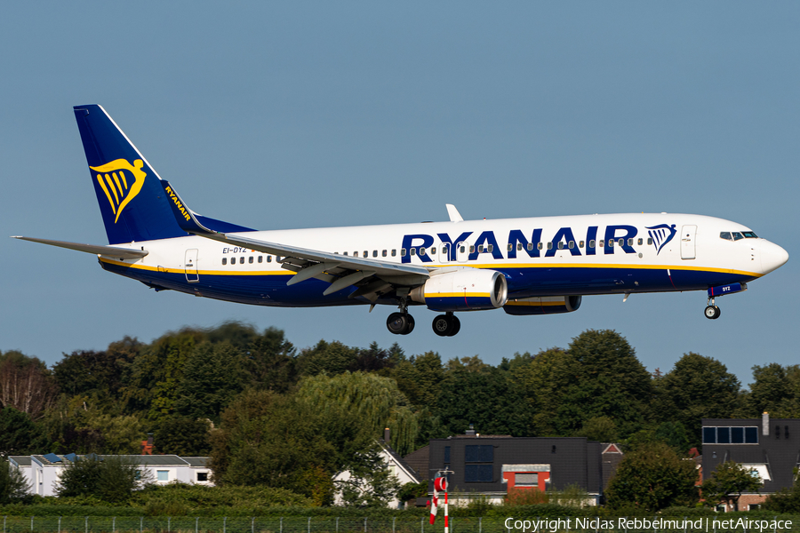 Ryanair Boeing 737-8AS (EI-DYZ) | Photo 346983