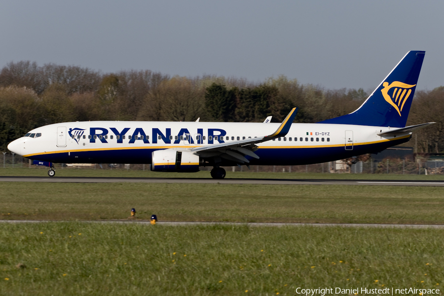 Ryanair Boeing 737-8AS (EI-DYZ) | Photo 414621