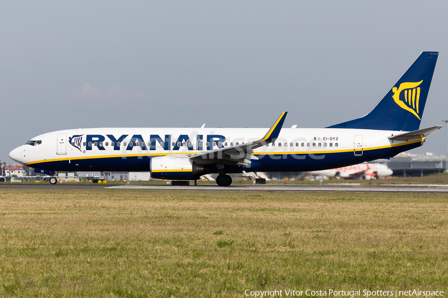 Ryanair Boeing 737-8AS (EI-DYZ) | Photo 108776