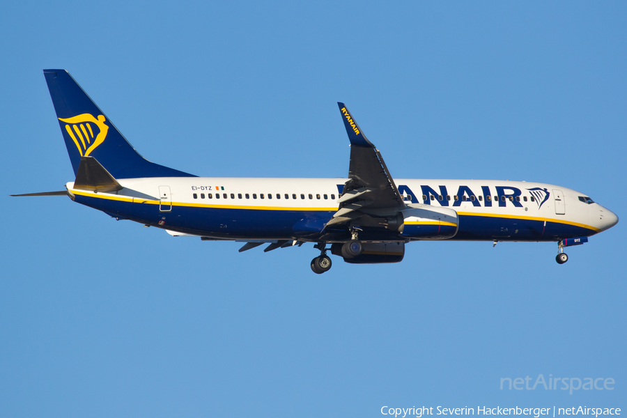 Ryanair Boeing 737-8AS (EI-DYZ) | Photo 217026