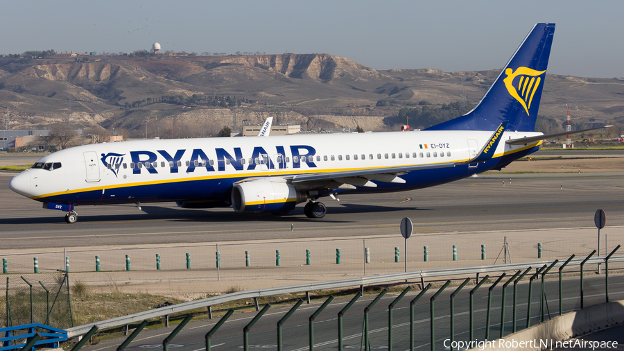 Ryanair Boeing 737-8AS (EI-DYZ) | Photo 595280