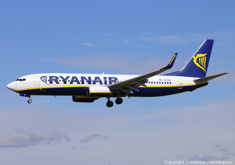 Ryanair Boeing 737-8AS (EI-EBA) | Photo 150813