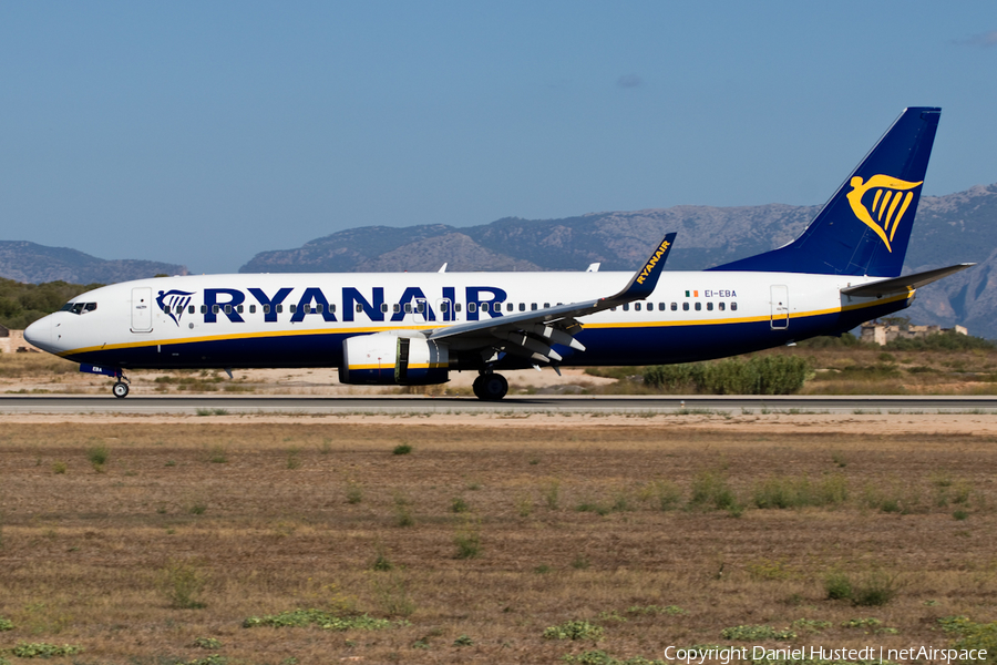Ryanair Boeing 737-8AS (EI-EBA) | Photo 474009