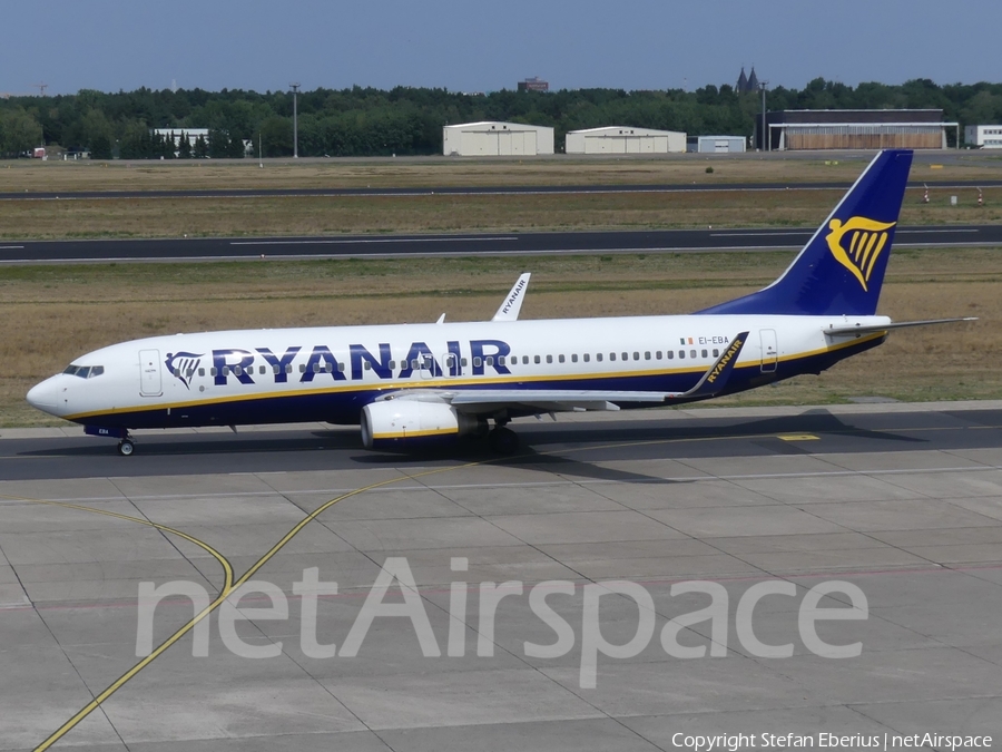 Ryanair Boeing 737-8AS (EI-EBA) | Photo 255892