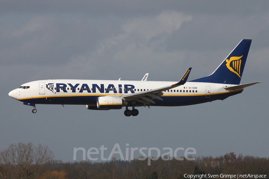 Ryanair Boeing 737-8AS (EI-EBB) | Photo 69752