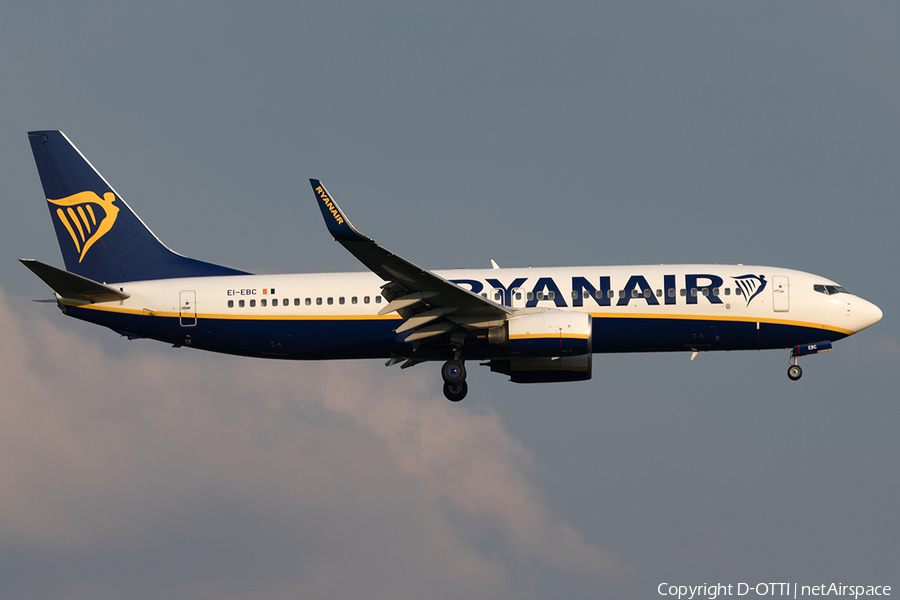 Ryanair Boeing 737-8AS (EI-EBC) | Photo 163820
