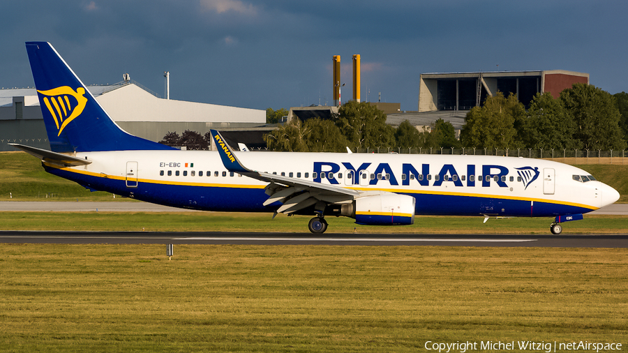 Ryanair Boeing 737-8AS (EI-EBC) | Photo 525997