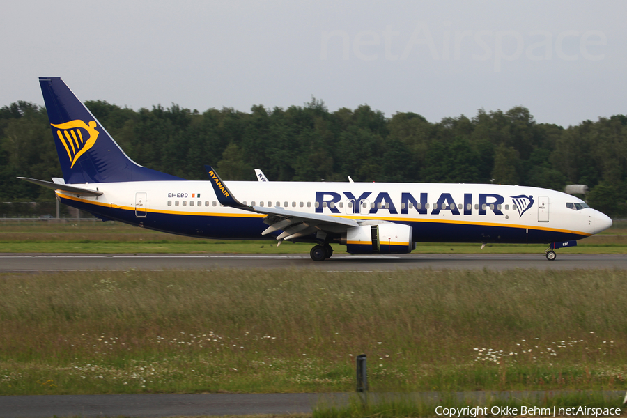Ryanair Boeing 737-8AS (EI-EBD) | Photo 166685