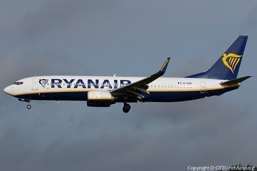 Ryanair Boeing 737-8AS (EI-EBD) | Photo 472599