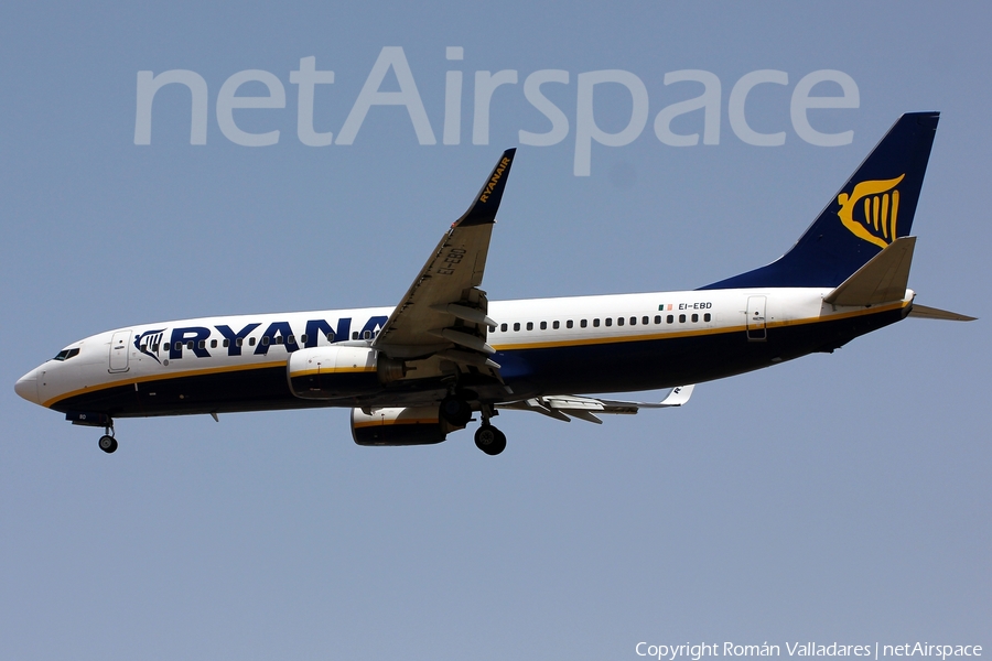 Ryanair Boeing 737-8AS (EI-EBD) | Photo 338148