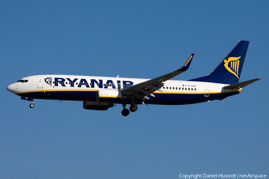 Ryanair Boeing 737-8AS (EI-EBD) | Photo 542242
