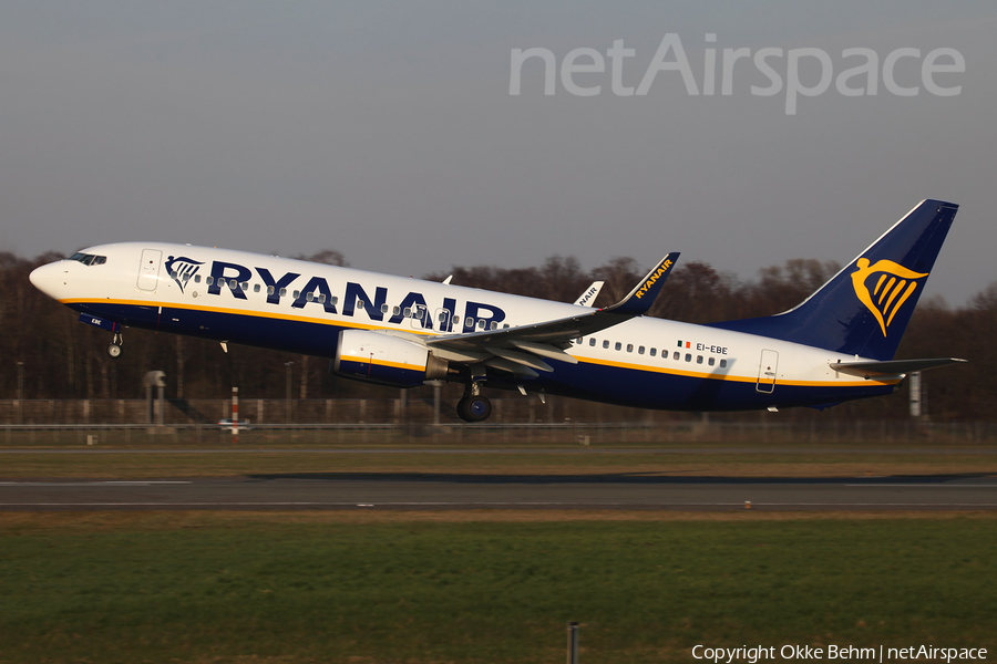 Ryanair Boeing 737-8AS (EI-EBE) | Photo 161809