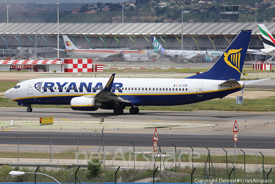 Ryanair Boeing 737-8AS (EI-EBF) | Photo 387695