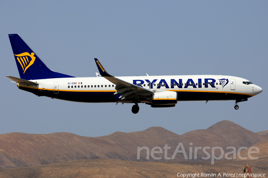 Ryanair Boeing 737-8AS (EI-EBH) | Photo 401372