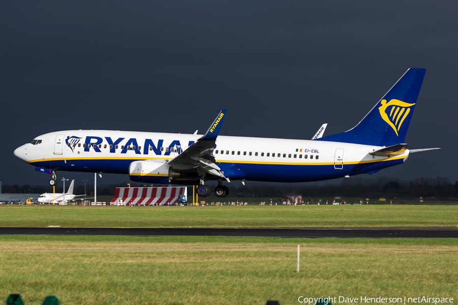 Ryanair Boeing 737-8AS (EI-EBL) | Photo 295628