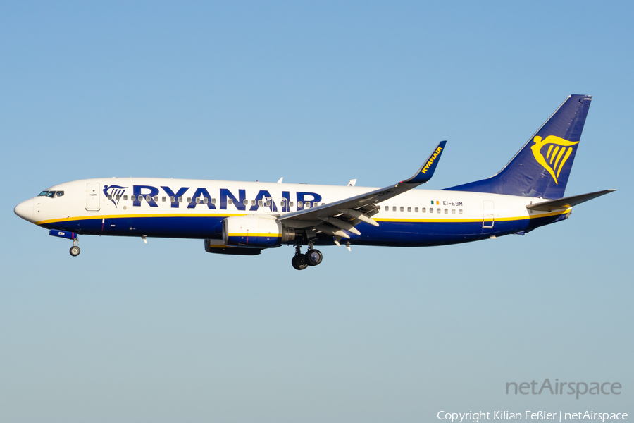 Ryanair Boeing 737-8AS (EI-EBM) | Photo 504277