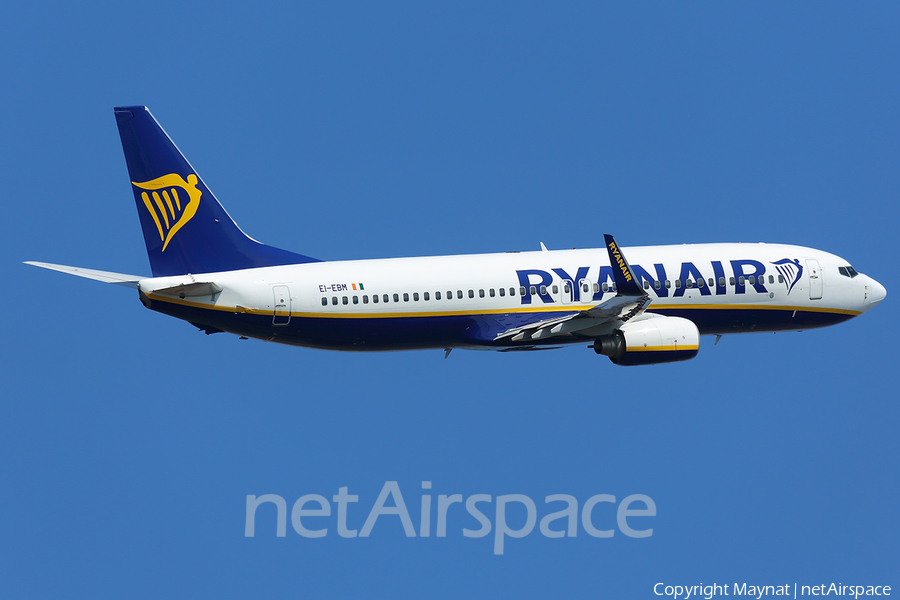 Ryanair Boeing 737-8AS (EI-EBM) | Photo 361374