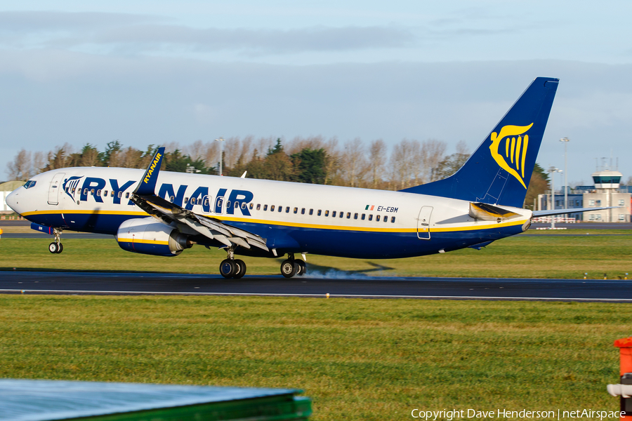 Ryanair Boeing 737-8AS (EI-EBM) | Photo 148512