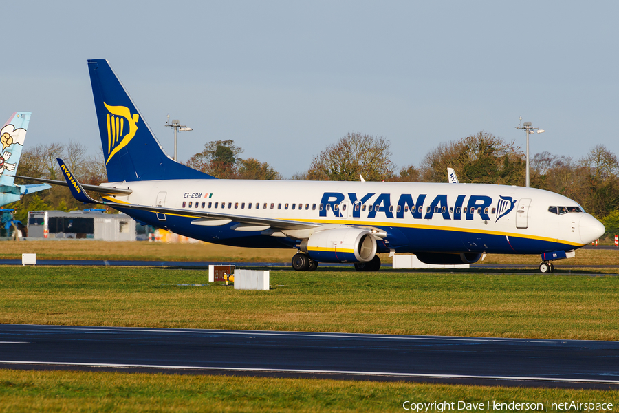 Ryanair Boeing 737-8AS (EI-EBM) | Photo 148513